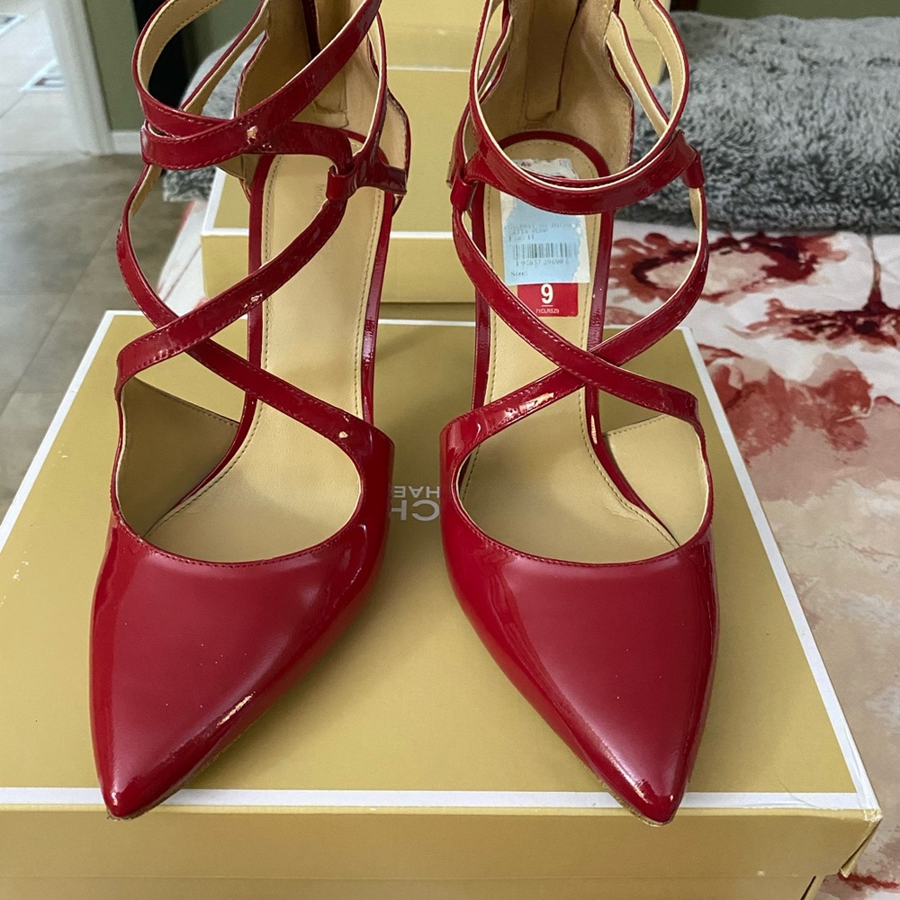 Sexy red Michael Kors heels